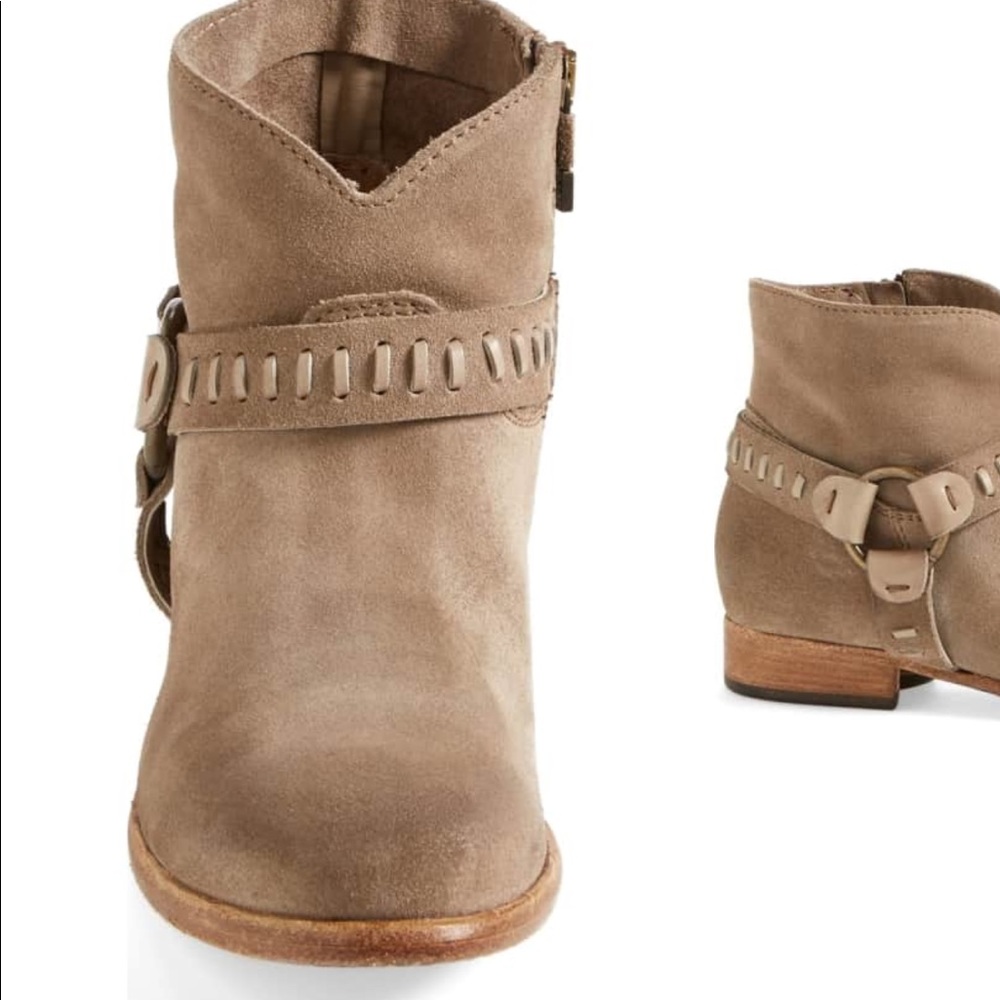 Alberto Fermani Suede Sofía ankle booties 35.5